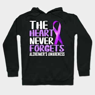 The Heart Never Forgets Alzheimer´s Awareness Hoodie